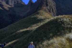 Leslie's pass Mafadi is South Africa's highest peak