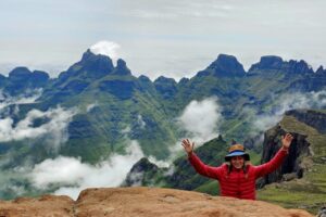 Beautiful scenery at Mnweni Mnweni circuit hike